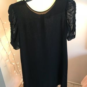 Black Silk Theory Dress